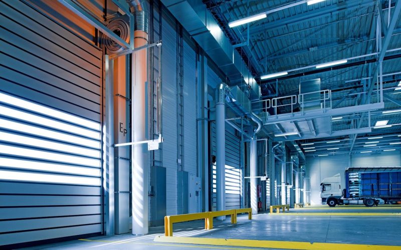 Warehouse door